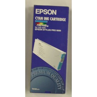 Original Epson C 13 T 410011 / T410 Tinte Cyan