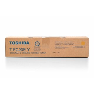 Original Toshiba 6AJ00000070 / T-FC20EY Toner Yellow