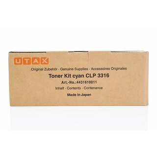 Original Utax 4431610011 Toner Cyan
