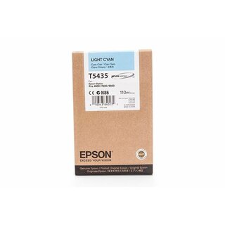 Original Epson C13T543500 / T5435 Tinte Light Cyan