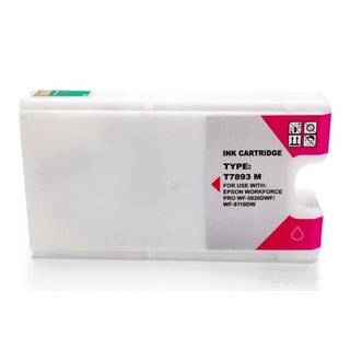 Alternativ zu Epson C13T789340 / T7893 XXL Tinte Magenta