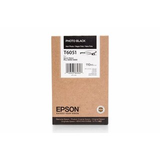Original Epson C13T605100 / T6051 Tinte Black Foto