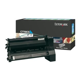 Original Lexmark 00C7700CS Toner Cyan