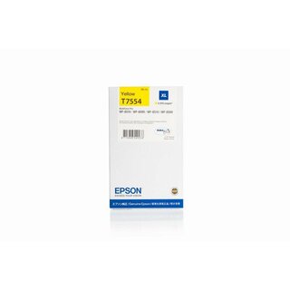 Original Epson C13T755440 / T7554 Tinte Yellow