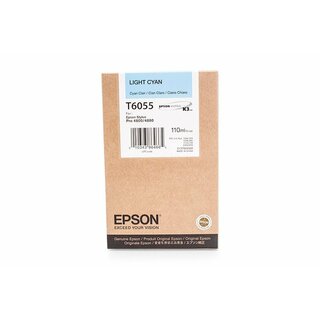 Original Epson C13T605500 / T6055 Tinte Cyan hell