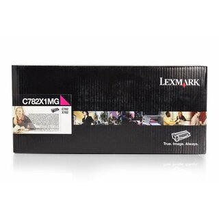 Original Lexmark 0C782X1MG Toner Magenta