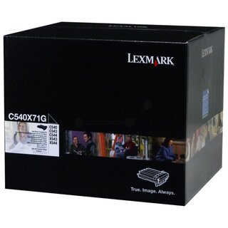 Original Lexmark 0C540X71G Drum + 1x Entwicklereinheit Black