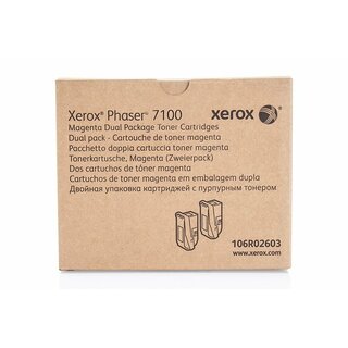 Original Xerox 106R02603 Toner Magenta Doppelpack