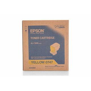 Original Epson / C13S050747 / 0747 Toner Kit Yellow
