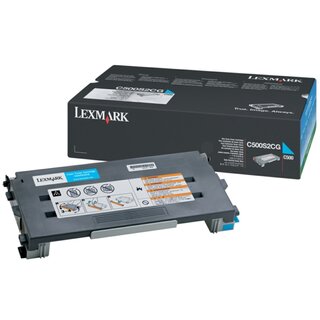 Original Lexmark 0C500S2CG Toner Cyan