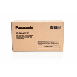 Original Panasonic DQ-TCB008XD Toner Black Doppelpack