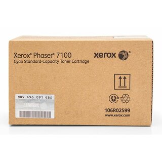 Original Xerox 106R02599 Toner Cyan