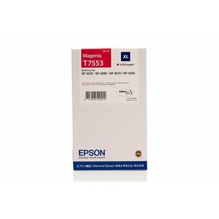 Original Epson C13T755340 / T7553 Tinte Magenta