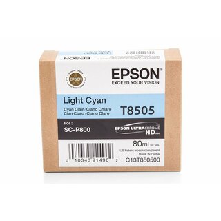 Original Epson Espon C13T850500 Tinte Light Cyan