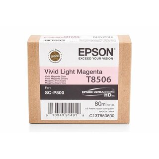 Original Epson C13T850600 Tinte Light Magenta