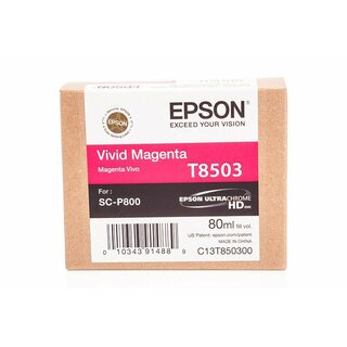 Original Epson C13T850300 / T8503 Tinte Magenta