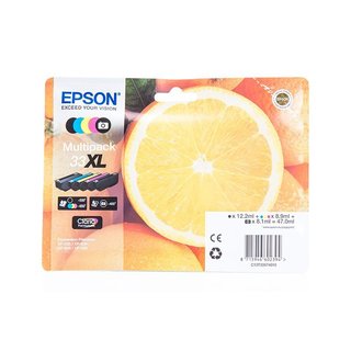 Original Epson C13T33574010 / T335740 / 33 XL Tinten Multipack