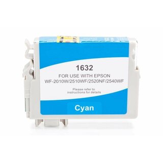 Alternativ zu Epson C13T16324010 / C13T16324012 / T1632 Tinte Cyan