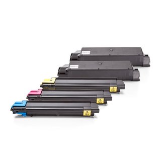 Alternativ zu Kyocera 1T02KV0NL0 & 1T02KVCNL0 & 1T02KVBNL0 & 1T02KVANL0 / TK-590 Toner XL Spar-Set (2x Schwarz, Cyan, Magenta, Gelb)