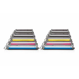 Alternativ zu Samsung CLT-K404S - CLT-M404S / K404S Toner Spar-Set (4x Schwarz, 2x Cyan, 2x Magenta, 2x Gelb) (HP SU100A, ST966A, SU234A, SU444A)