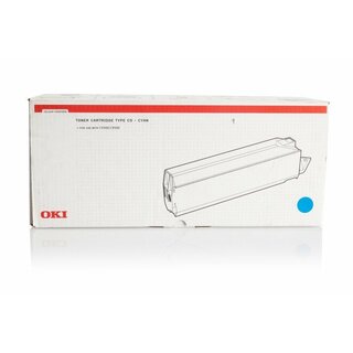 Original OKI 41963607 Toner Cyan