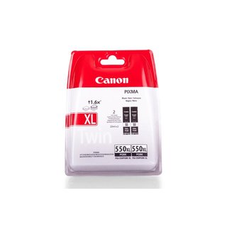 Original Canon 6431B005 / 550PGBKXL Tinten Spar-Set Schwarz XL