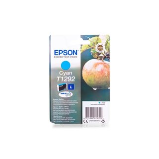 Original Epson C 13 T 12924012 / T1292  Tinte Cyan