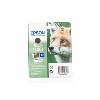 Original Epson C 13 T 12814012 / T1281 Tinte Schwarz