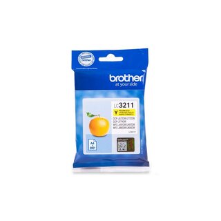 Original Brother LC-3211 Y Tinte Gelb